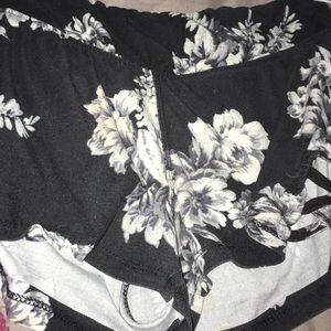 Floral print shorts
